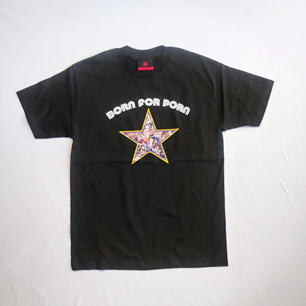 SERIAL KILLER Born For Star Parody Graphic T-shirt Tee Men's Size M VTG 90's NOS